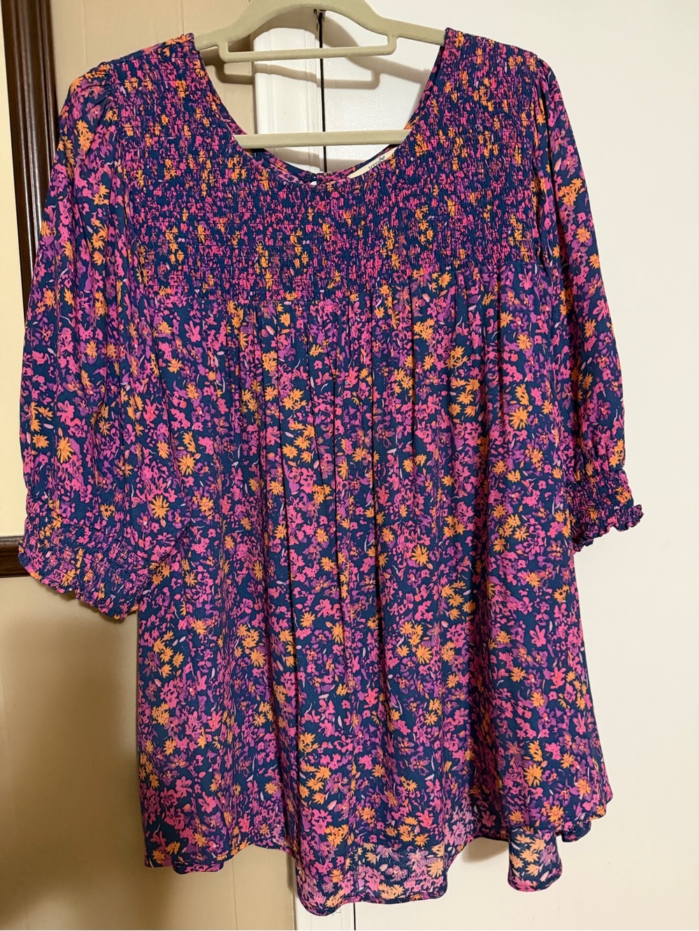 NWOT Terra & Sky boho style blouse